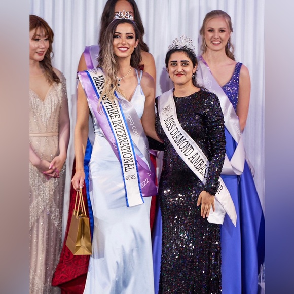 BNWT BABYBLUE Lace Up Back Satin Mermaid Prom Dress - Picture 6 of 7